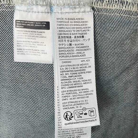 Levi Strauss & Co Men's Standard Dark Wash Denim Jean Jacket EUC | Size Men's XL - Picture 10 of 10